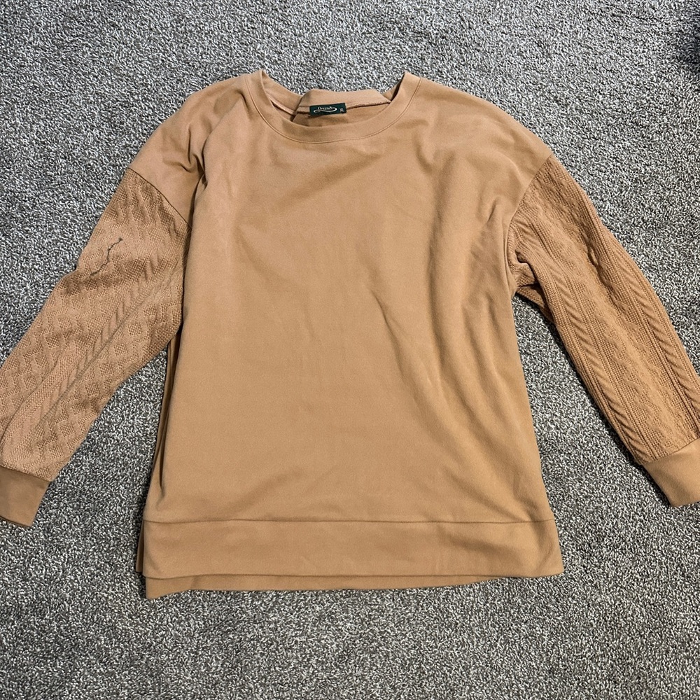 Knitted Sleeve Sweater